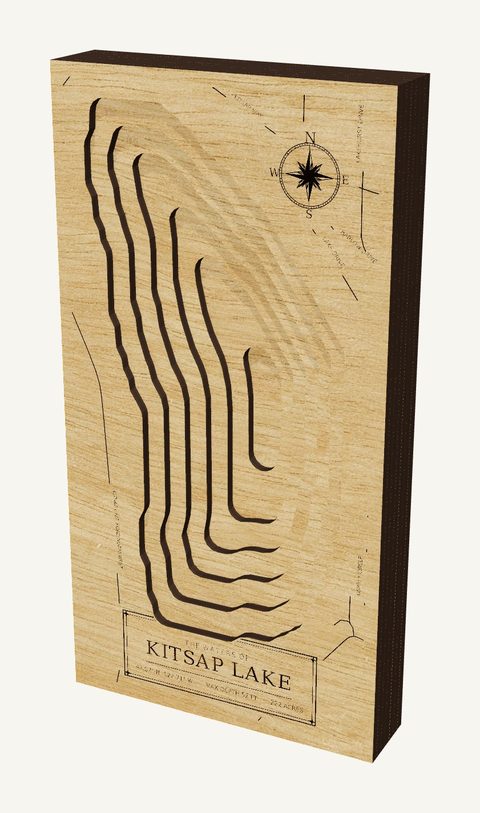 Kitsap Lake wood map