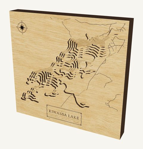 Kiwassa Lake wood map