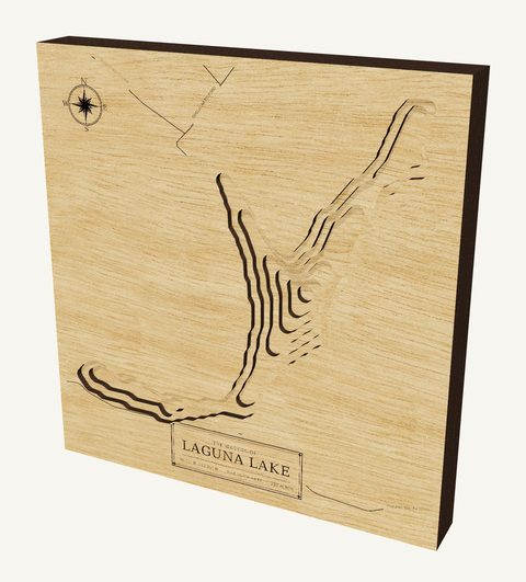 Laguna Lake wood map