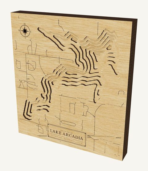 Lake Arcadia wood map
