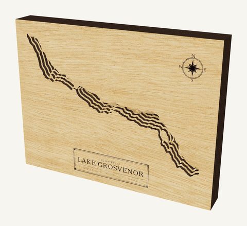 Lake Grosvenor wood map