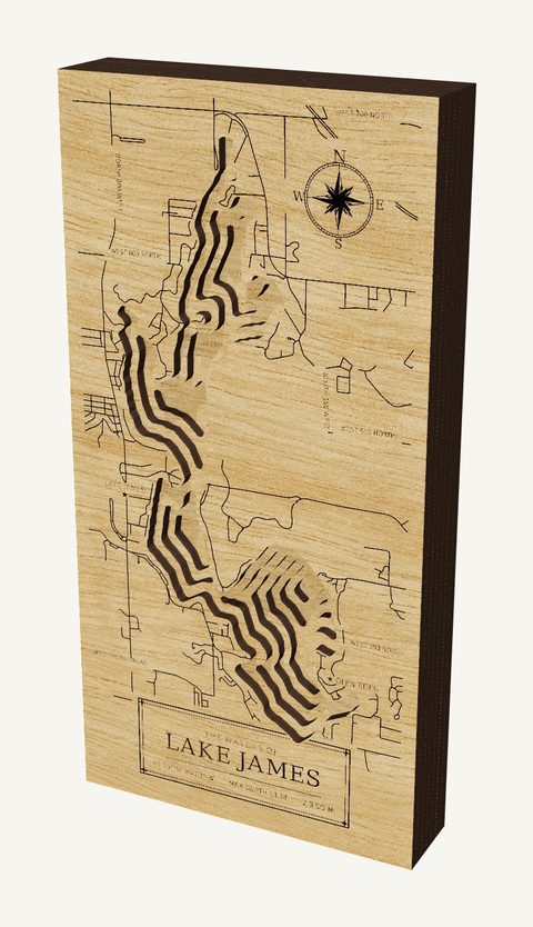 Lake James wood map