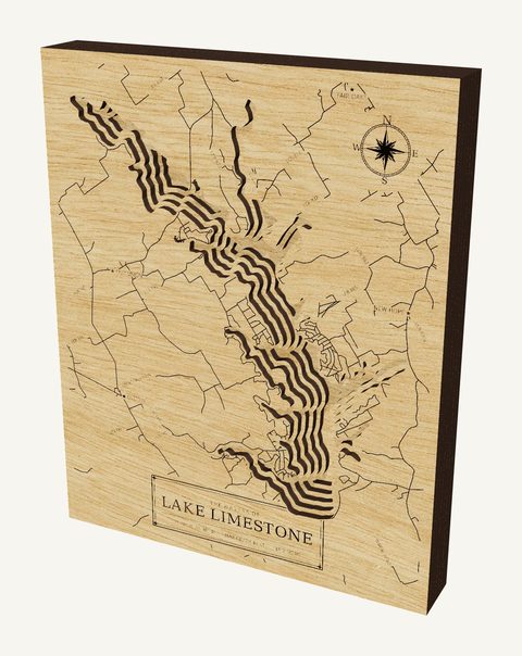 Lake Limestone wood map
