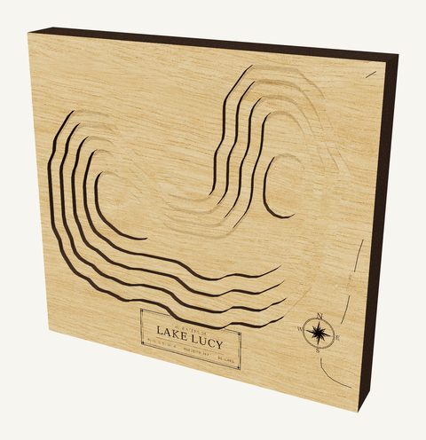 Lake Lucy wood map