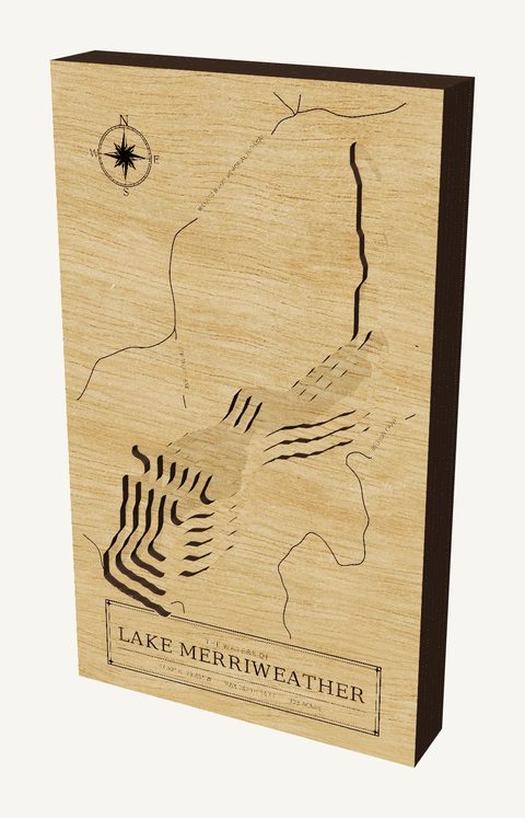 Lake Merriweather wood map