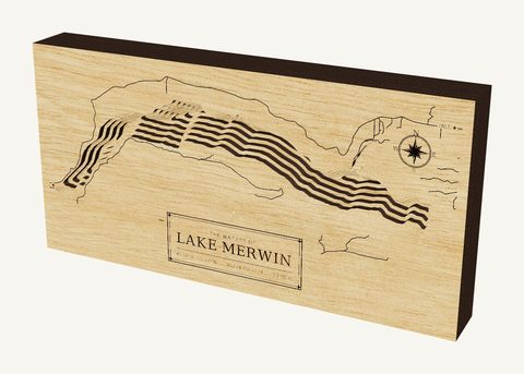 Lake Merwin wood map