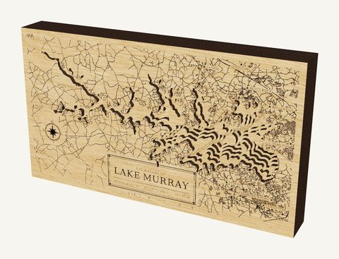 Lake Murray wood map