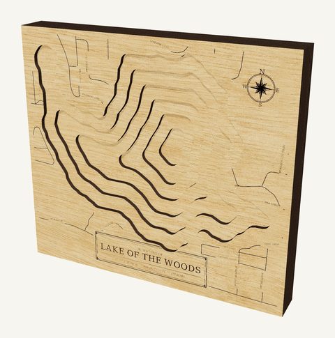 Lake of the Woods wood map