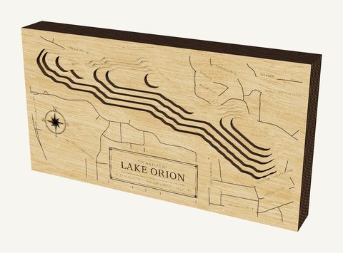 Lake Orion wood map
