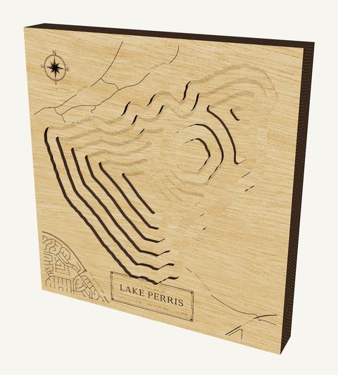 Lake Perris wood map