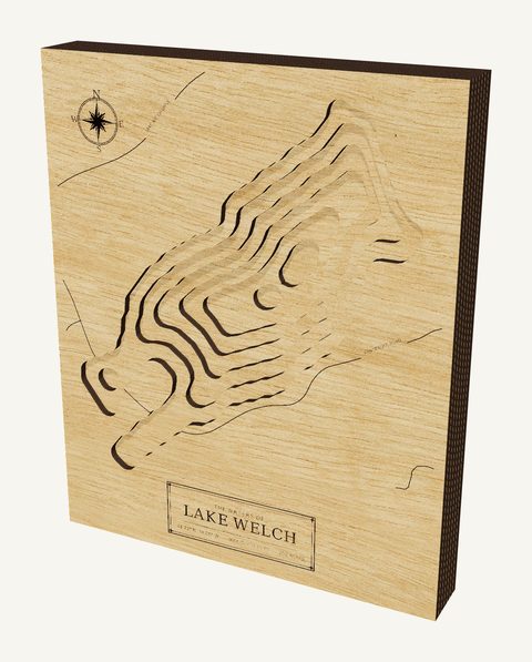 Lake Welch wood map
