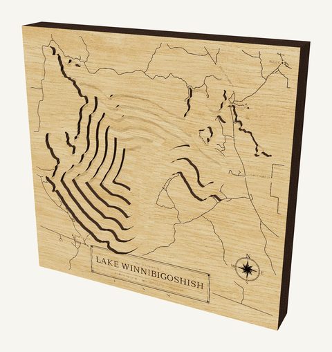 Lake Winnibigoshish wood map