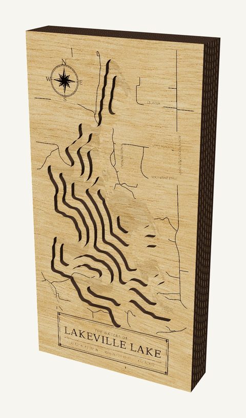 Lakeville Lake wood map