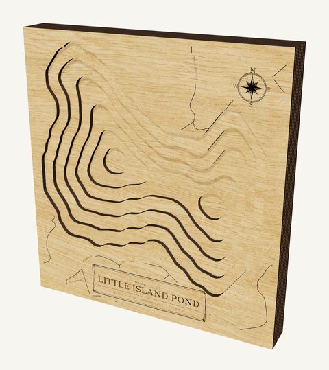 Little Island Pond wood map