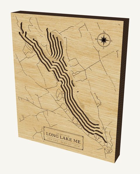 Long Lake wood map
