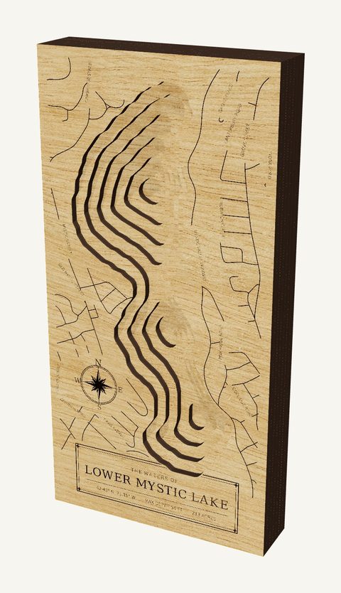 Lower Mystic Lake wood map