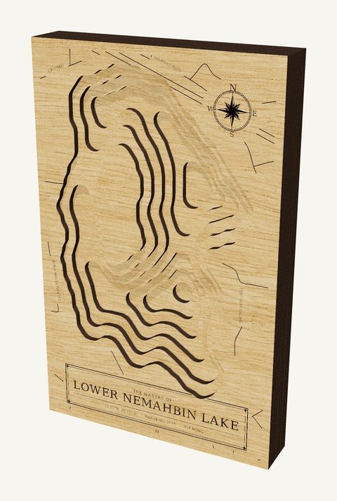 Lower Nemahbin Lake wood map