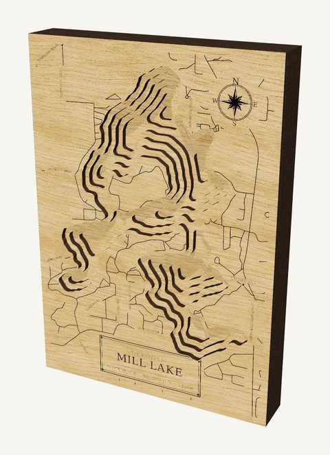 Mill Lake wood map