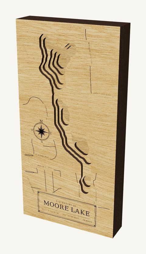Moore Lake wood map