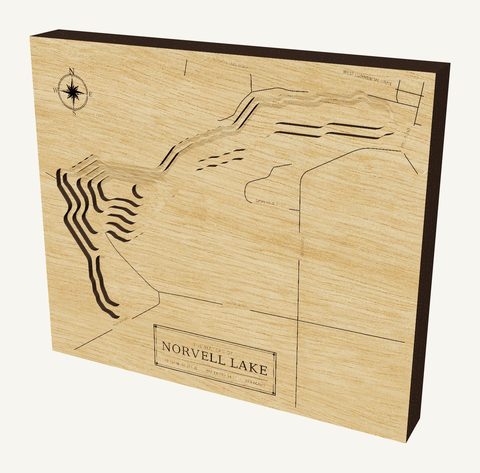 Norvell Lake wood map
