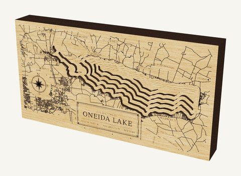 Oneida Lake wood map