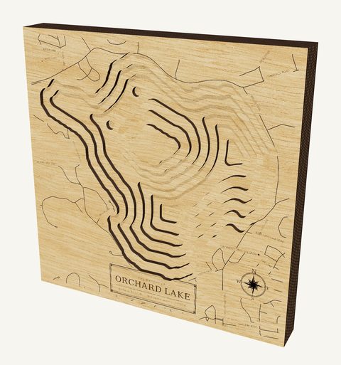 Orchard Lake wood map