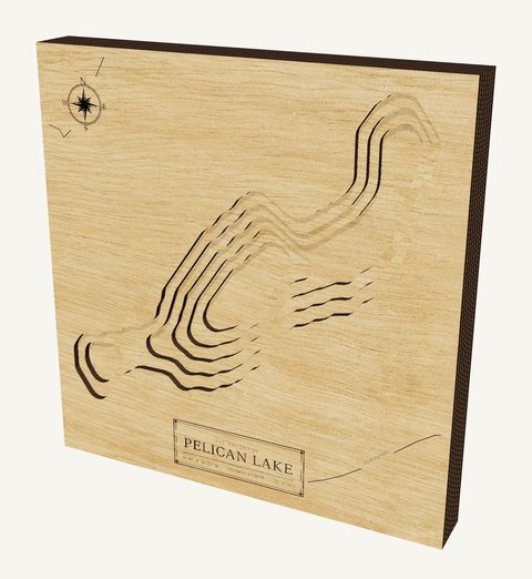 Pelican Lake wood map