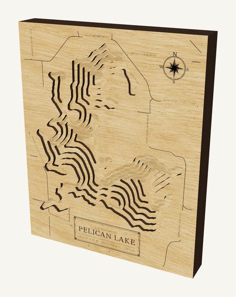 Pelican Lake wood map