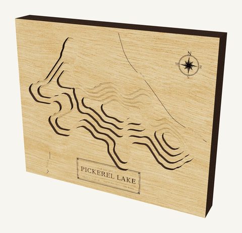 Pickerel Lake wood map