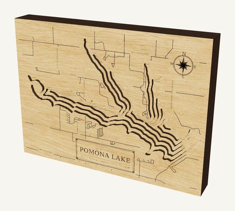 Pomona Lake wood map