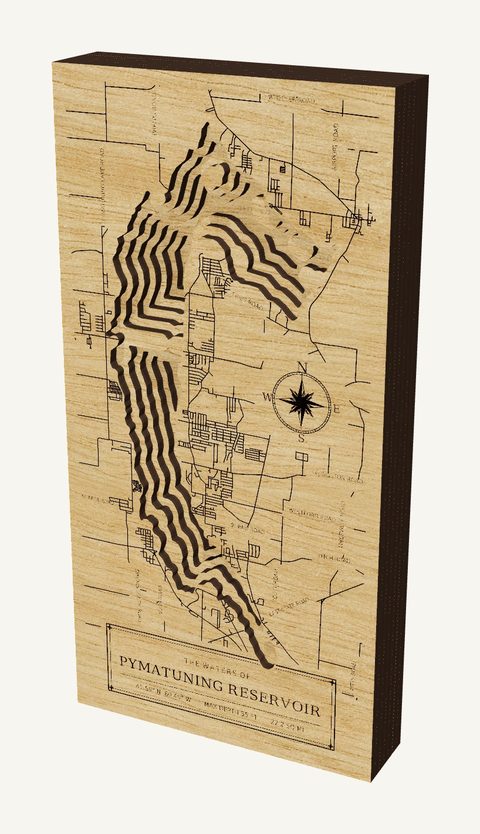 Pymatuning Reservoir wood map