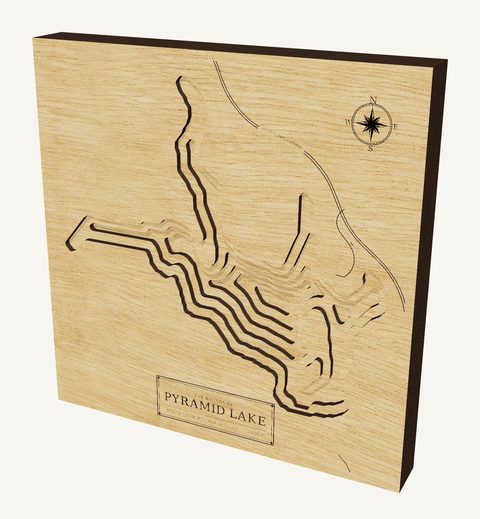 Pyramid Lake wood map