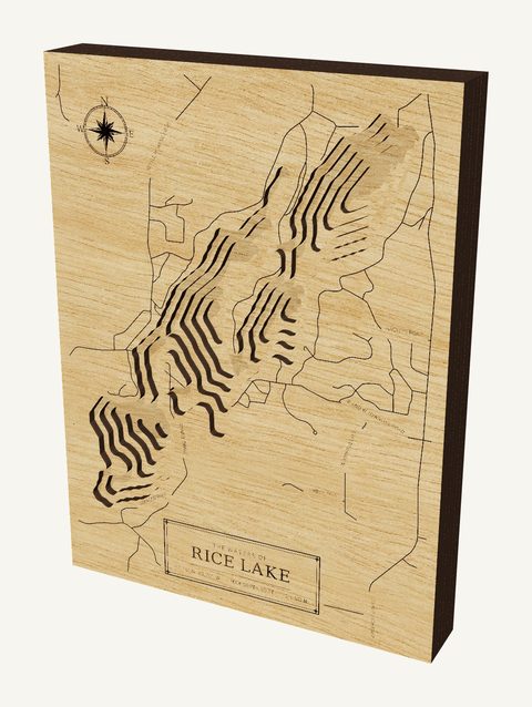 Rice Lake wood map