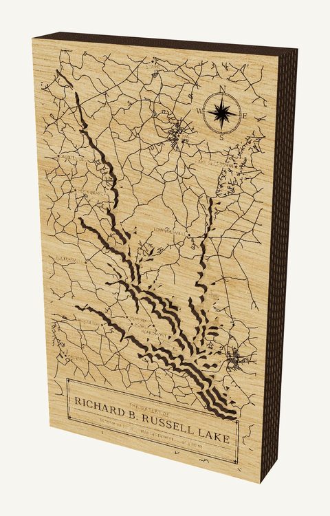 Richard B. Russell Lake wood map