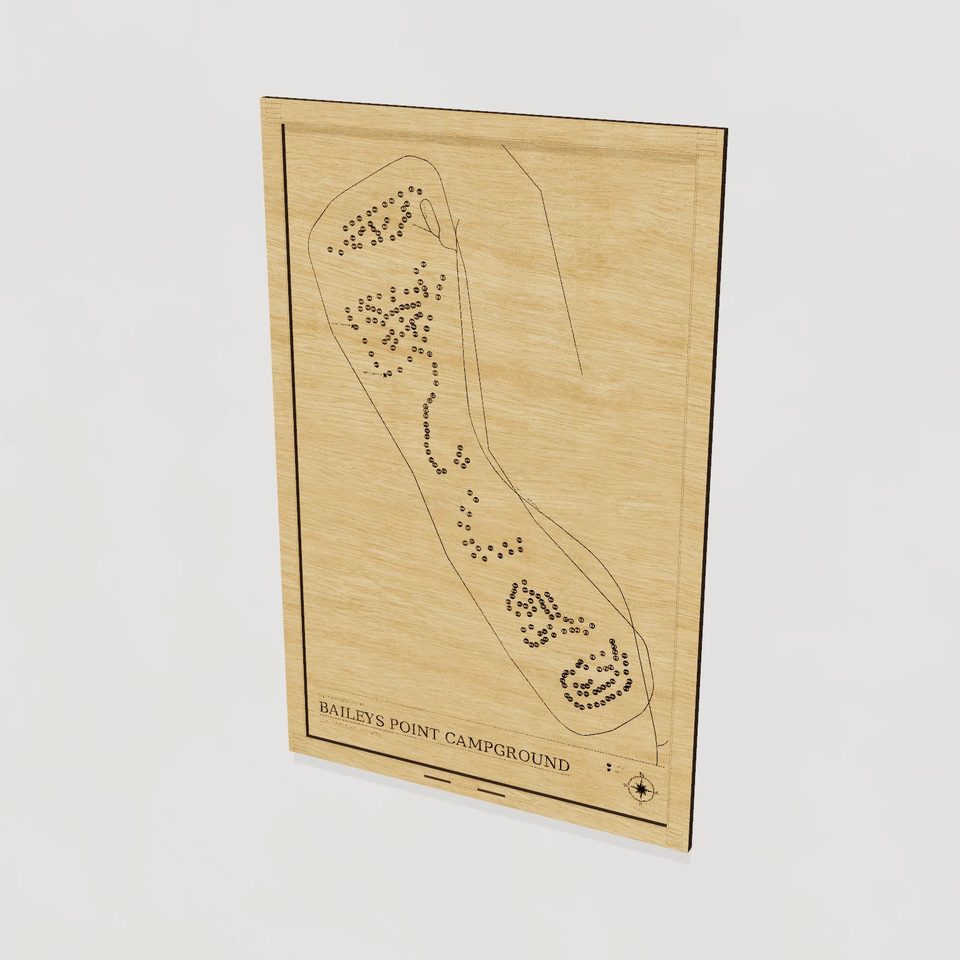 Baileys Point Campground map, hero view