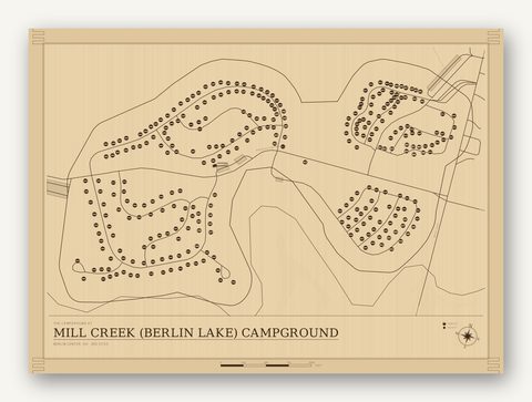 Mill Creek Campground map