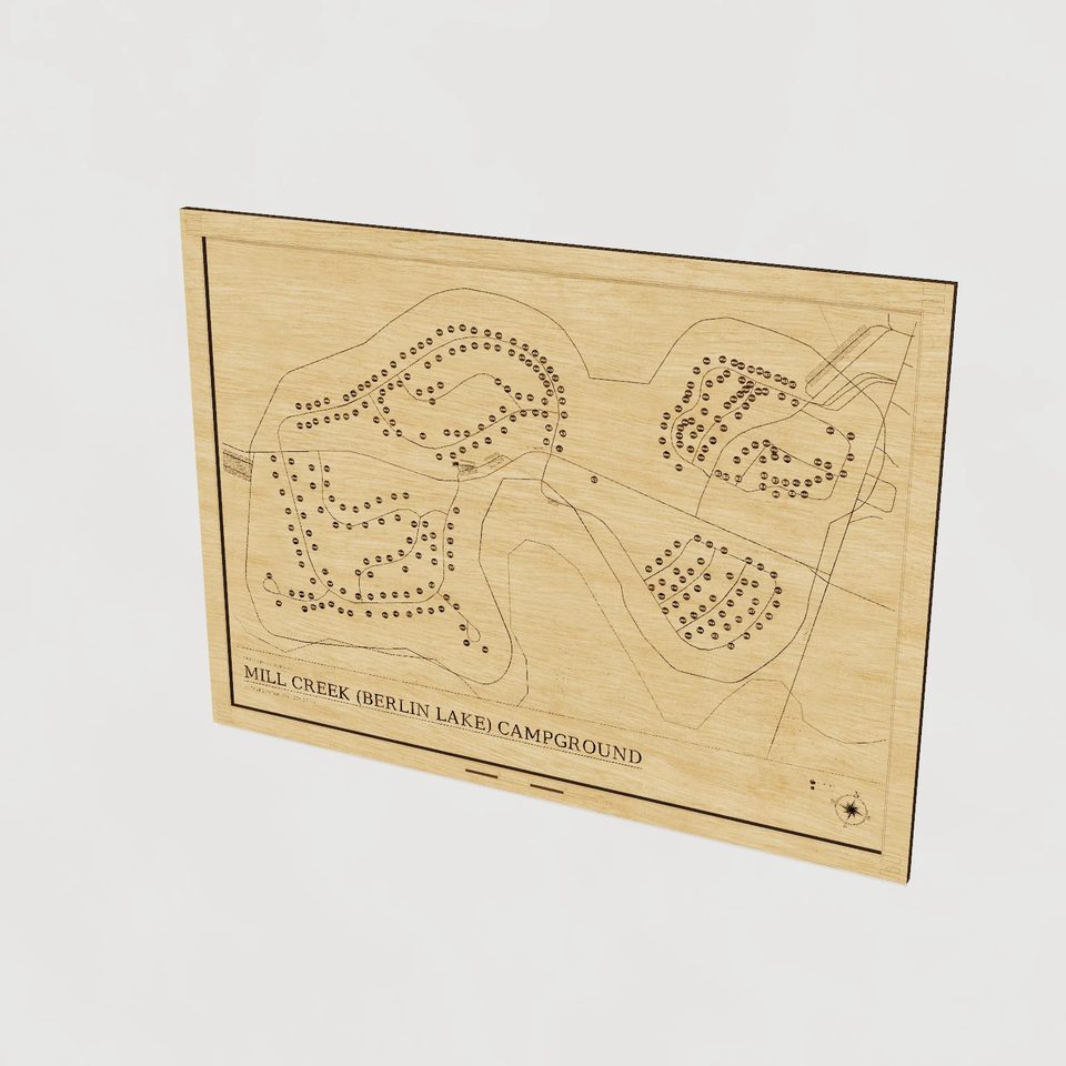 Mill Creek Campground map, hero view