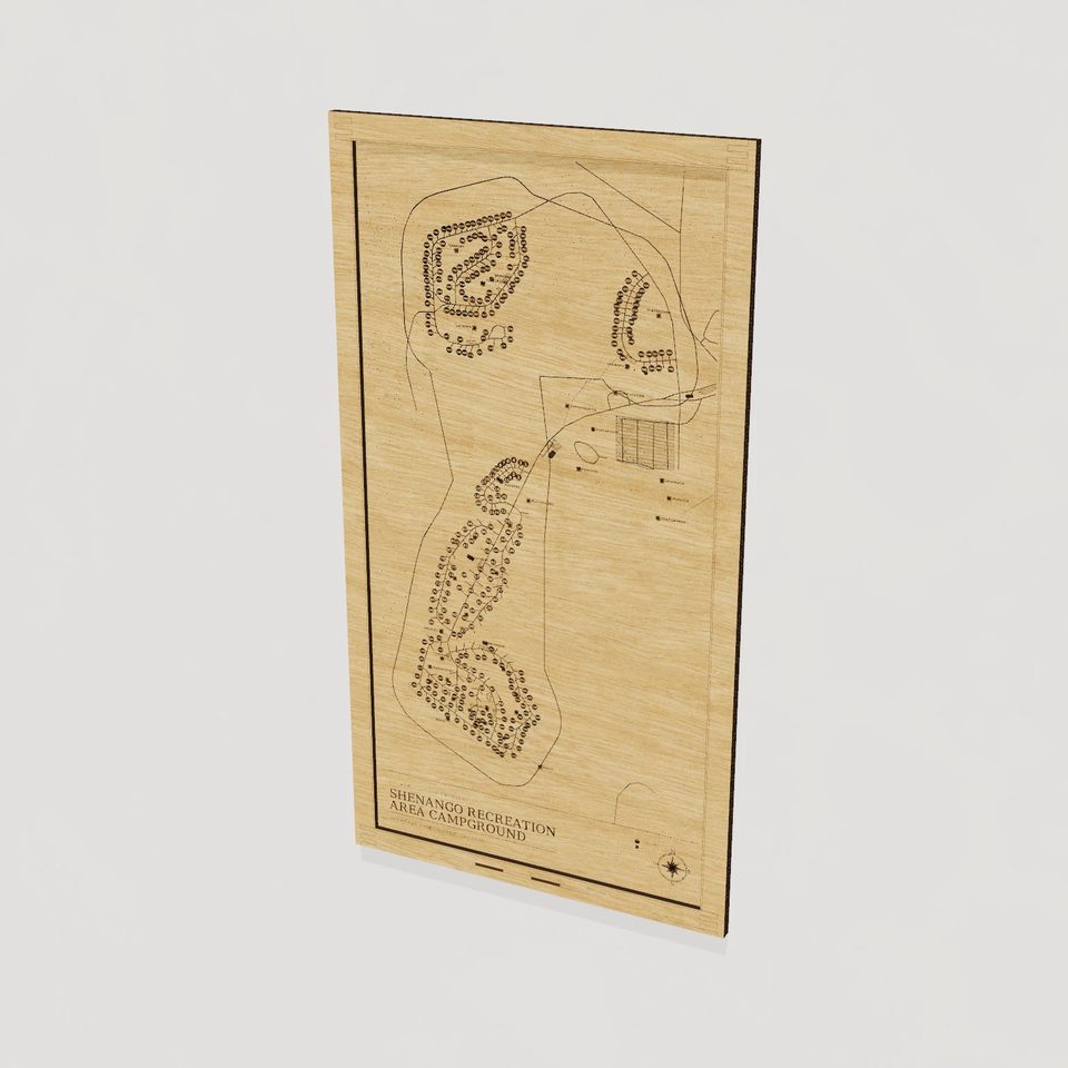 Shenango Recreation Area Campground map, hero view