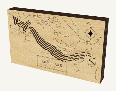 Riffe Lake wood map