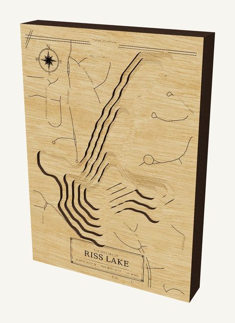 Riss Lake wood map