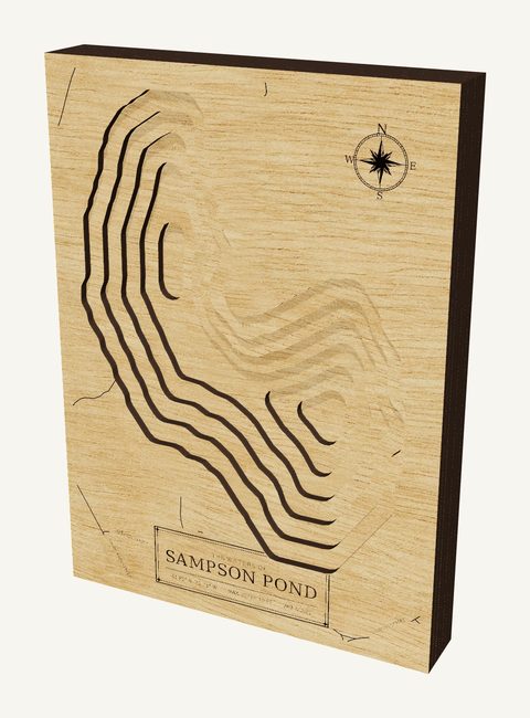 Sampson Pond wood map