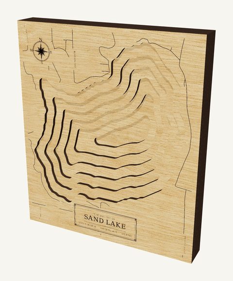 Sand Lake wood map