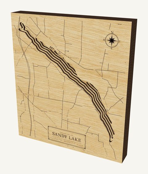 Sandy Lake wood map