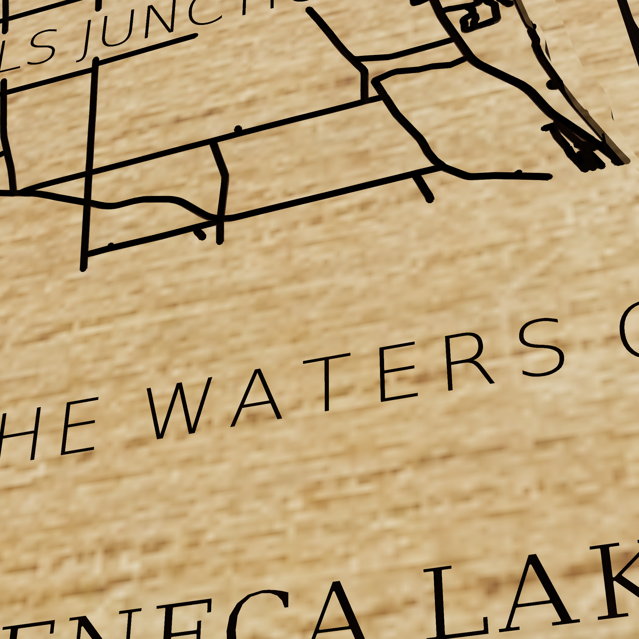 Seneca Lake map, title view
