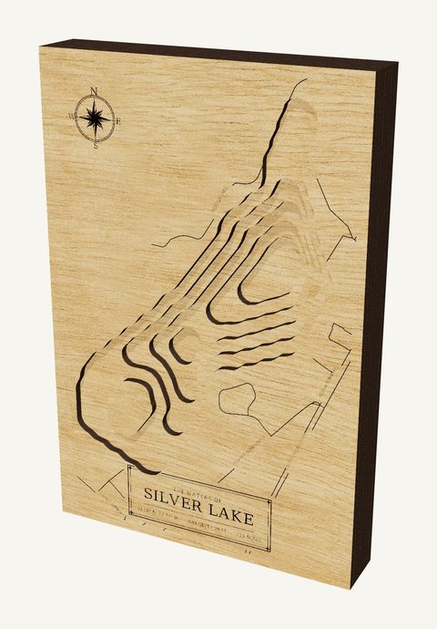 Silver Lake wood map
