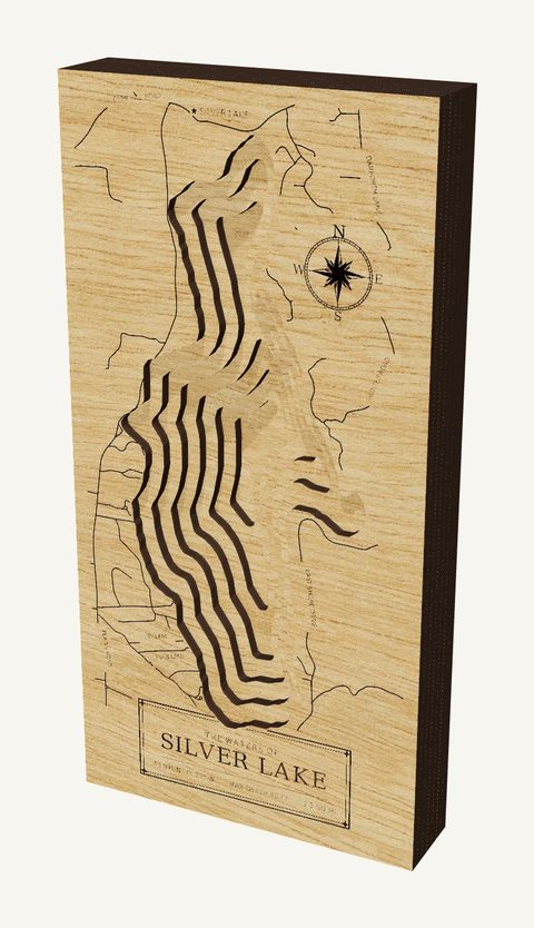 Silver Lake wood map