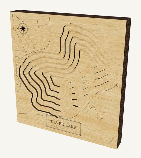Silver Lake wood map