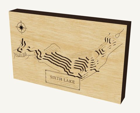 Sixth Lake wood map