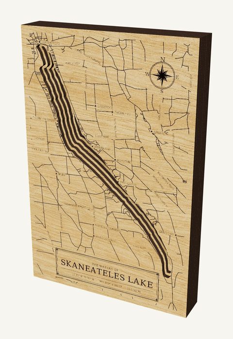 Skaneateles Lake wood map