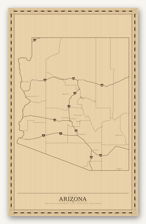 Arizona map